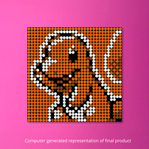 #004 Charmander 32x32 Gen 2 Style Building Block Art Kit