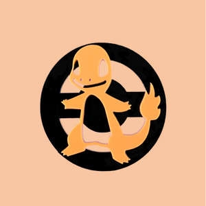 Charmander Laser Cut Acrylic Badge Charmander Laser Cut Acrylic Badge