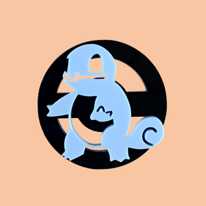Squirtle Laser Cut Acrylic Badge Squirtle Laser Cut Acrylic Badge