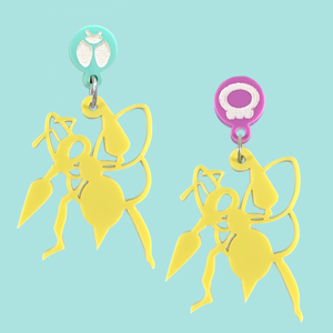 Beedrill Laser Cut Acrylic Earrings Beedrill Laser Cut Acrylic Earrings
