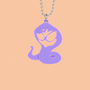 Arbok Laser Cut Acrylic Necklace