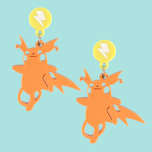 Raichu Laser Cut Acrylic Earrings Raichu Laser Cut Acrylic Earrings