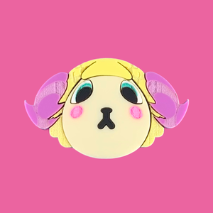 Willow Animal Crossing Laser Cut Brooch