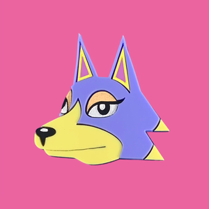 Wolfgang Animal Crossing Laser Cut Brooch