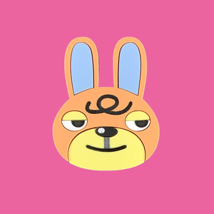 Claude Animal Crossing Laser Cut Brooch