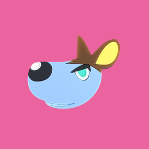 Rooney Animal Crossing Laser Cut Brooch