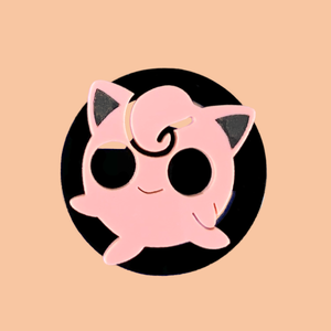 Jigglypuff Laser Cut Acrylic Badge Jigglypuff Laser Cut Acrylic Badge