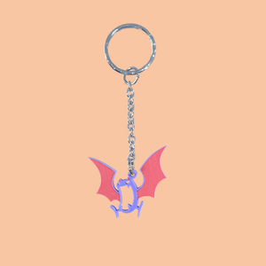 Golbat Laser Cut Acrylic Keyring
