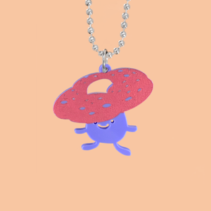 Vileplume Laser Cut Acrylic Necklace Vileplume Laser Cut Acrylic Necklace
