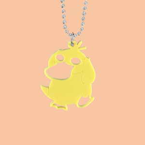Psyduck Laser Cut Acrylic Necklace Psyduck Laser Cut Acrylic Necklace