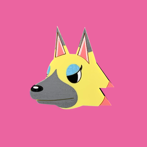 Vivian  Animal Crossing Laser Cut Brooch