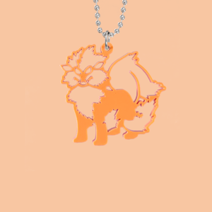 Arcanine Laser Cut Acrylic Necklace Arcanine Laser Cut Acrylic Necklace