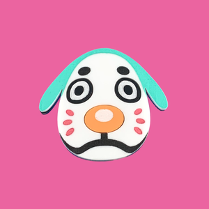 Marcel Animal Crossing Laser Cut Brooch