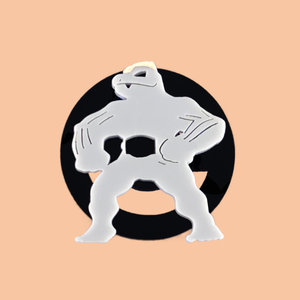 Machoke Laser Cut Acrylic Badge