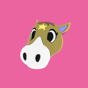 Winnie Animal Crossing Laser Cut Brooch