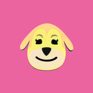 Maddie Animal Crossing Laser Cut Brooch