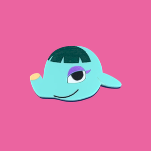 Opal Animal Crossing Laser Cut Brooch