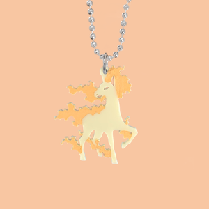 Rapidash Laser Cut Acrylic Necklace