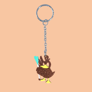 Farfetch'd Laser Cut Acrylic Keyring