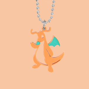 Dragonite Laser Cut Acrylic Necklace
