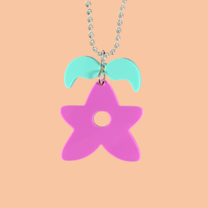Stardew Valley Stardrop Laser Cut Acrylic Necklace