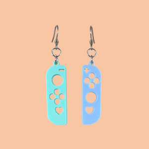 Petite Switch Joycon Laser Cut Earrings