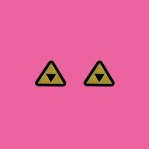 Triforce Stud Laser Cut Earrings Triforce Stud Laser Cut Earrings