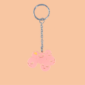 Exeggcute Laser Cut Acrylic Keyring