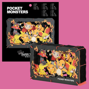 Pokemon Type: Fire Paper Theater Kit - PT-L07 by Ensky Pokemon Type: Fire Paper Theater Kit - PT-L07 by Ensky