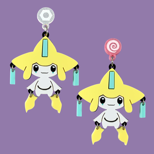 Jirachi Deluxe Laser Cut Acrylic Earrings Jirachi Deluxe Laser Cut Acrylic Earrings