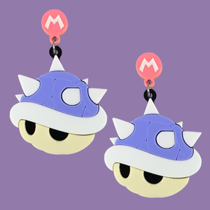 Mario Kart Shell Deluxe Earrings Mario Kart Shell Deluxe Earrings