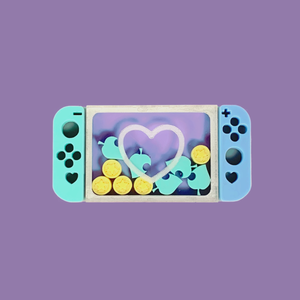 Animal Crossing Switch Shaker Laser Cut Acrylic Brooch