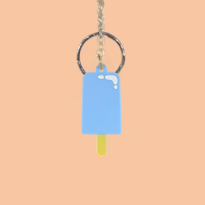 Kingdom Hearts Sea Salt Ice Cream Laser Cut Keychain Kingdom Hearts Sea Salt Ice Cream Laser Cut Keychain