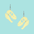 T-Rex Chomping Skull Laser Cut Acrylic Earrings