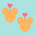 Disney Park Snacks Mickey Waffle Earrings