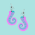 Tentacle Laser Cut Acrylic Earrings