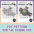 #081 Magnemite - Large Cross Stitch Digital PDF Download Pattern