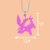 Nidorino Laser Cut Acrylic Necklace