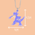 Golduck Laser Cut Acrylic Necklace