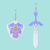 Zelda Sword and Shield Laser Cut Earrings