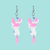 Eeveelution Swinging Tails Laser Cut Acrylic Drop Earrings