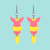 Eeveelution Swinging Tails Laser Cut Acrylic Drop Earrings