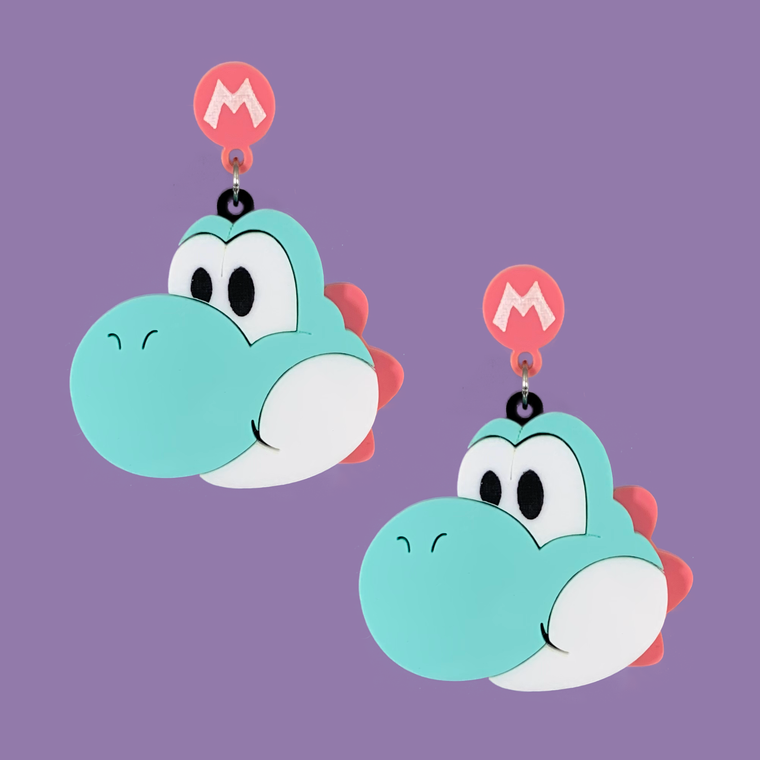 Yoshi Deluxe Laser Cut Acrylic Earrings