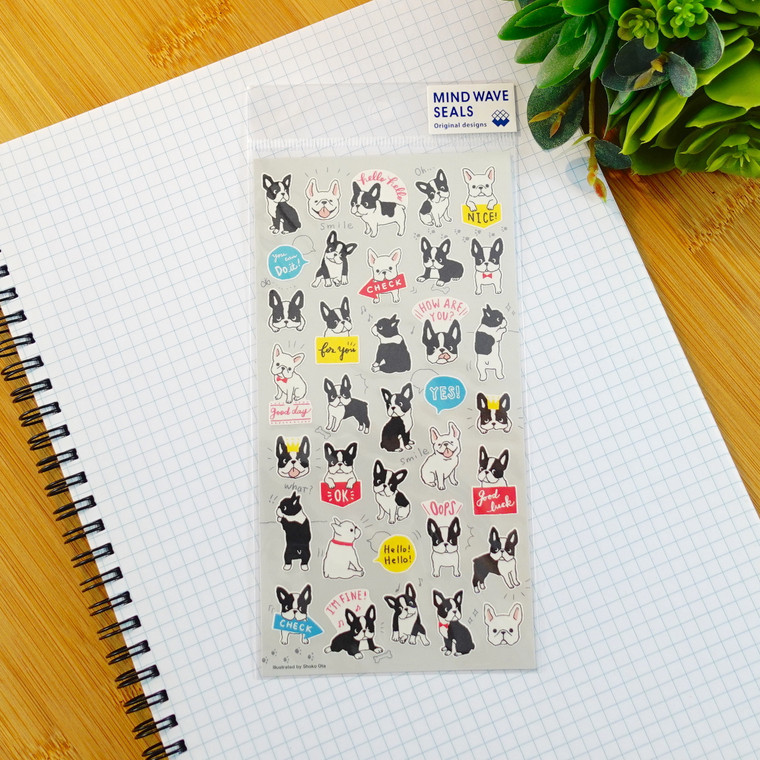 French Bulldog Stickers by Mind Wave