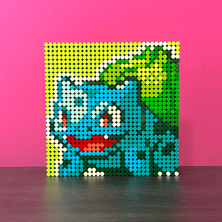 #001 Bulbasaur 32x32 Full Colour Building Block Art Kit