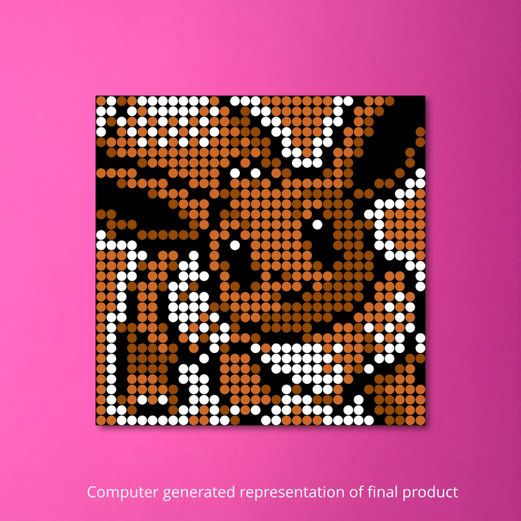 #133 Eevee 32x32 Gen 2 Style Building Block Art Kit