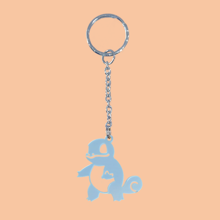 Squirtle Laser Cut Acrylic Keyring