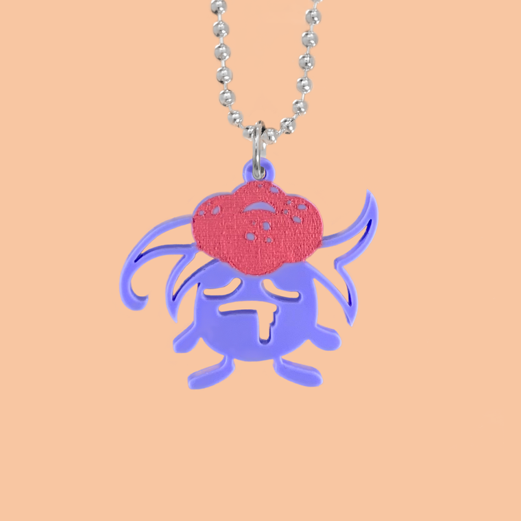 Gloom Laser Cut Acrylic Necklace