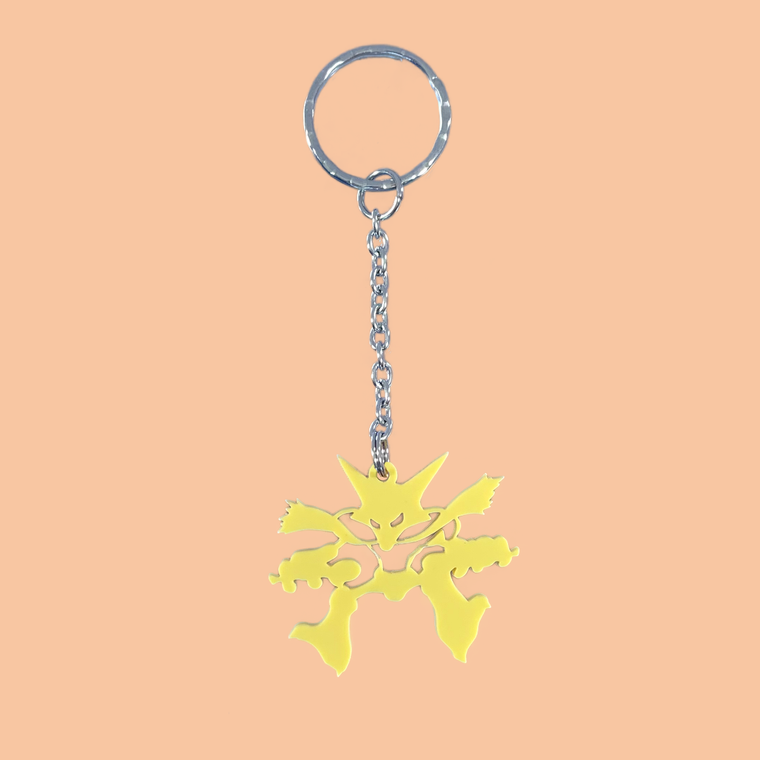 Alakazam Laser Cut Acrylic Keyring