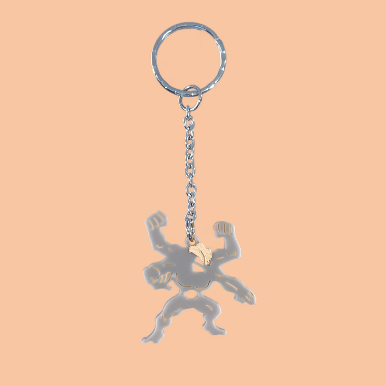 Machamp Laser Cut Acrylic Keyring